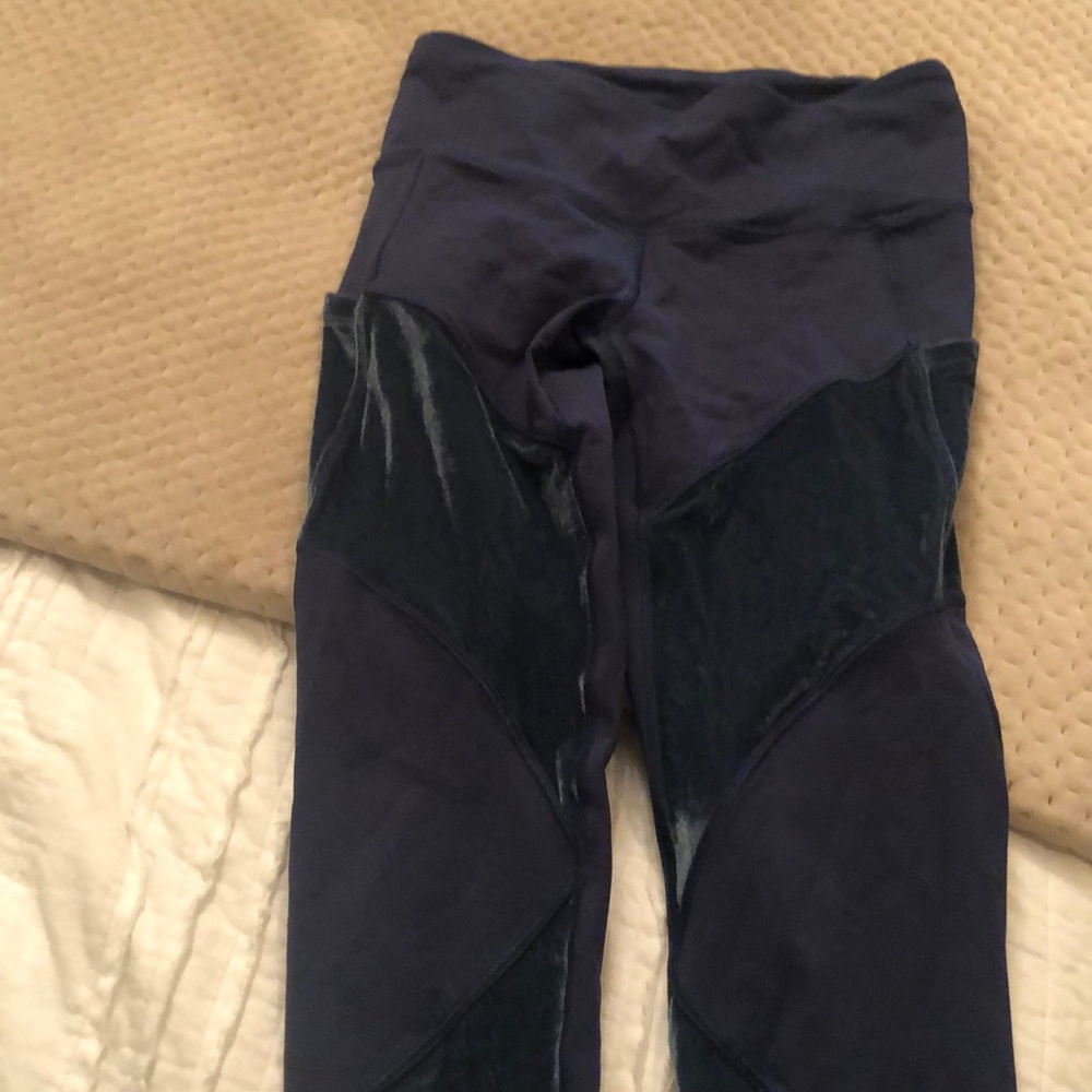 ivivva lululemon leggings dusty blue